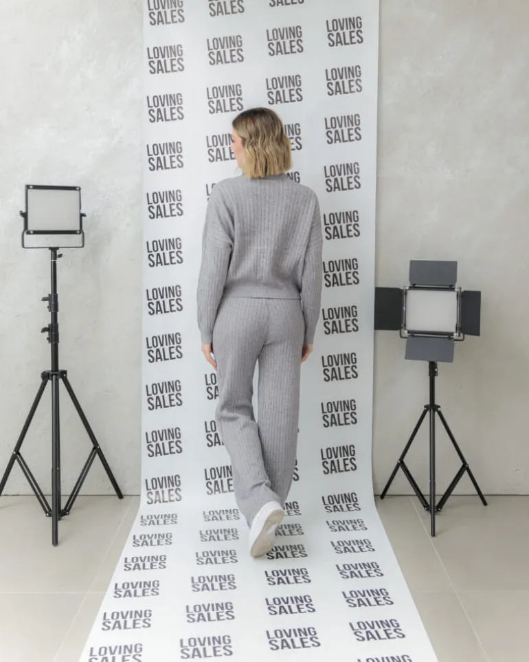 Coord-set in maglia con zip – G112