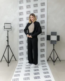Coord-set in maglia con zip – G112