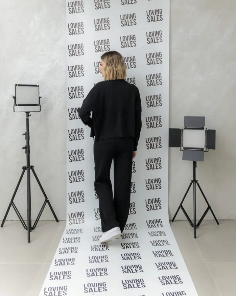 Coord-set in maglia con zip – G112