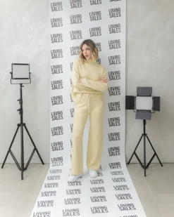 Coord-set in maglia lurex – G116