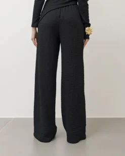Coord-set in texture con pantaloni palazzo – 9778