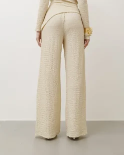 Coord-set in texture con pantaloni palazzo – 9778