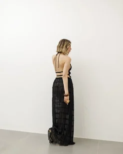 Coord-set in tulle con gonna nero – 1922