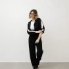 Coord-set jogger con banda nero – 21911