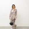 Coord-set jogger con banda tortora – 21911