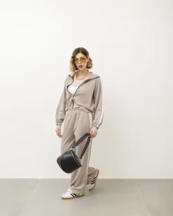 Coord-set jogger con banda tortora – 21911