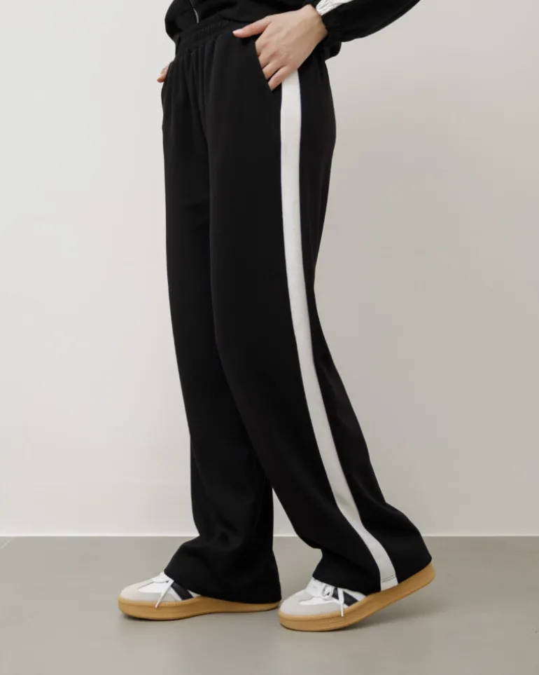 Coord-set jogger con banda nero – 21911