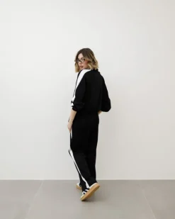 Coord-set jogger con banda nero – 21911
