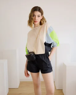 Coord-set jogger con shorts – 12216
