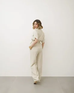 Coord-set morbido con coulisse – 7285