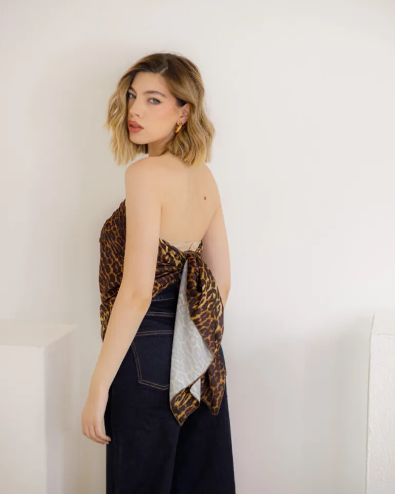 Foulard animalier multifunzione – 7410