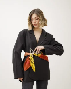 Foulard in modal stampato – AFA200623