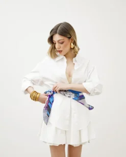 Foulard in seta stampato – NC9119