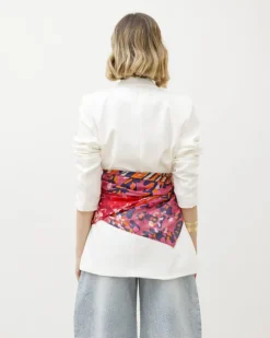 Foulard in viscosa stampato – 1299