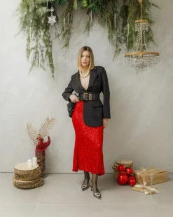 Gonna lunga con paillettes – 7976