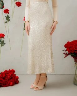 Gonna lunga con paillettes – 7976