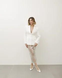 Gonna lunga con paillettes – 15673slc