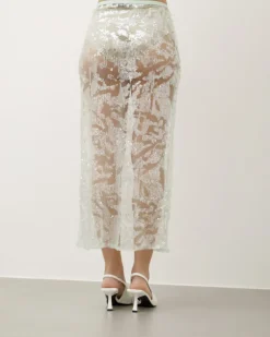 Gonna lunga con paillettes – 15673slc