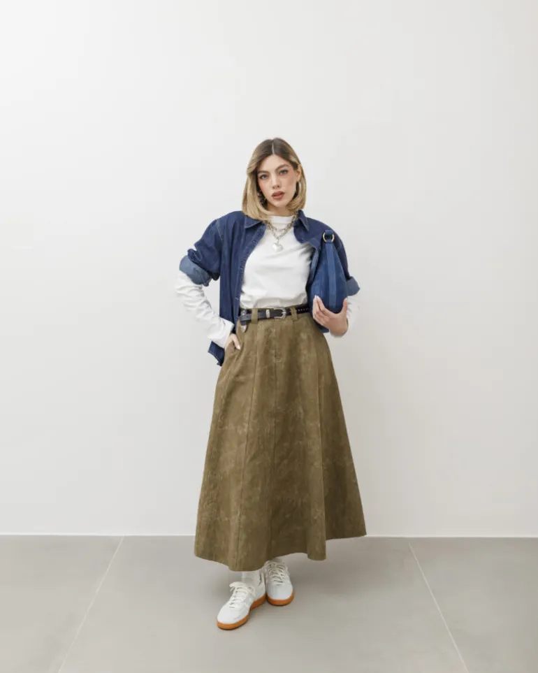 Gonna lunga in cotone – 7525 SLCG