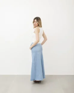 Gonna lunga in denim – 8614
