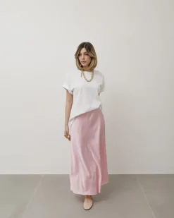 Gonna midi satin – 16606