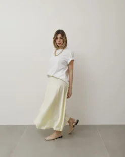 Gonna midi satin – 16606