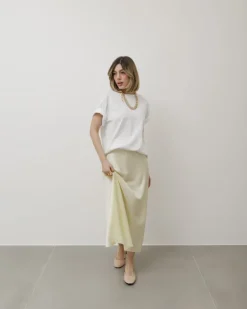 Gonna midi satin – 16606