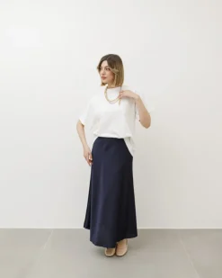 Gonna midi satin – 16606
