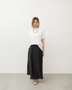 Gonna midi satin – 16606