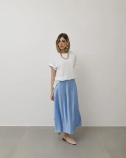 Gonna midi satin – 16606
