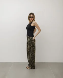 Jeans ballon animalier – 8548