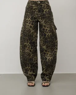 Jeans ballon animalier – 8548