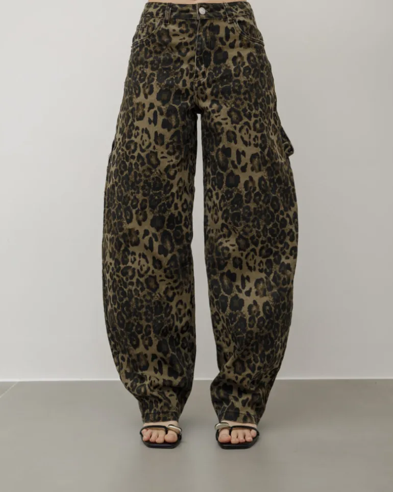 Jeans ballon animalier – 8548