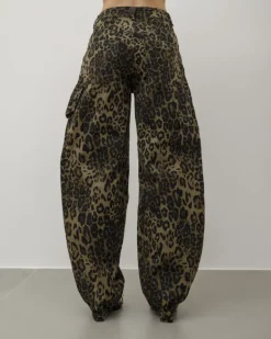 Jeans ballon animalier – 8548