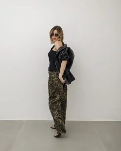 Jeans ballon animalier – 8548