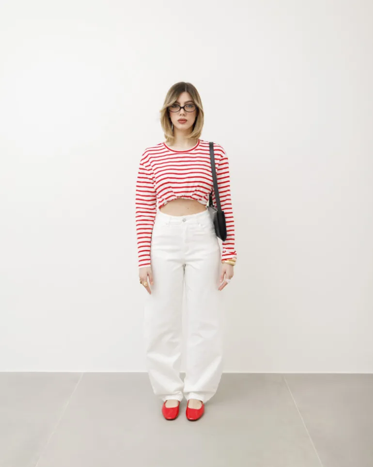 Jeans ballon bianco – 8676