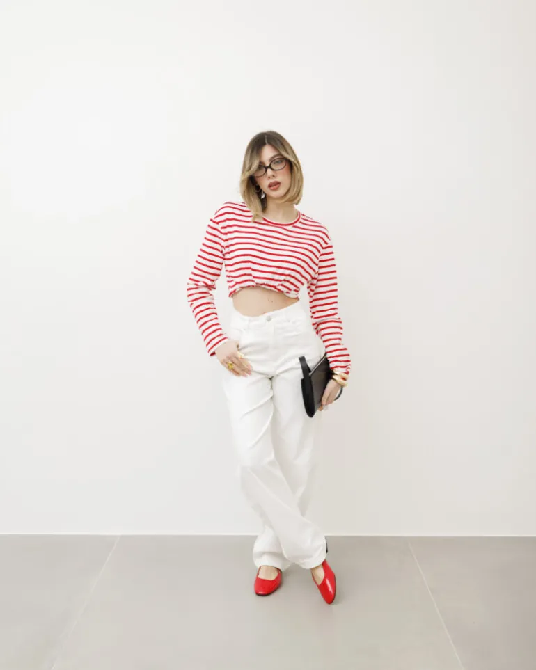 Jeans ballon bianco – 8676