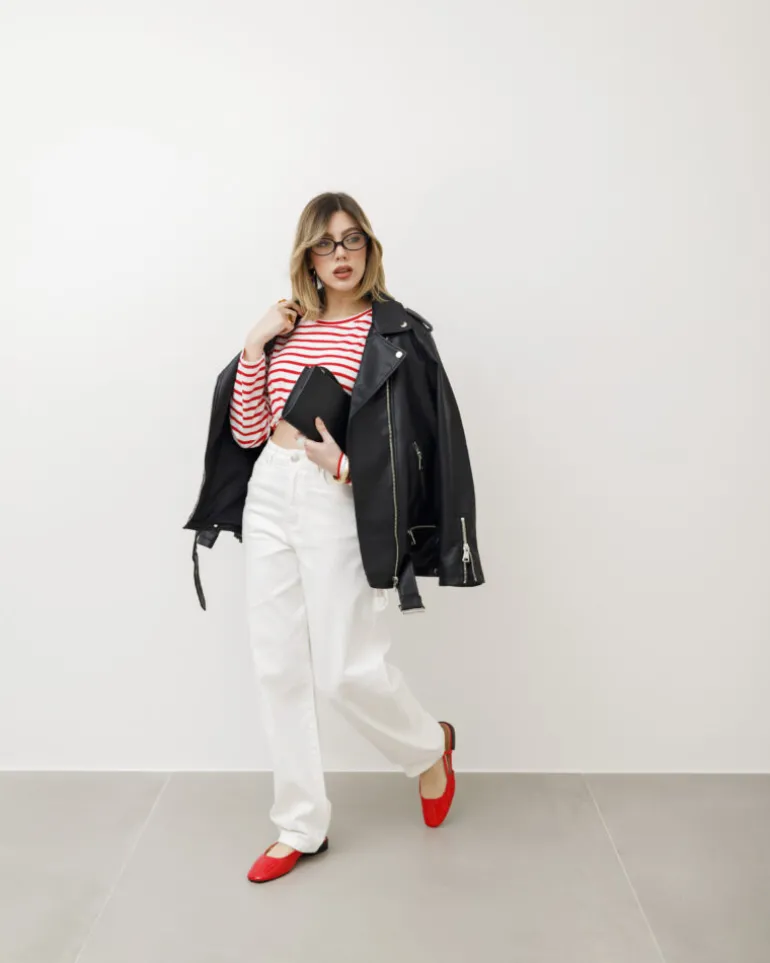 Jeans ballon bianco – 8676