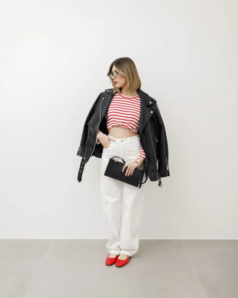 Jeans ballon bianco – 8676