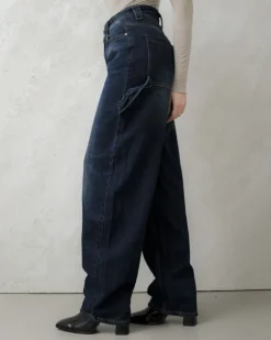 Jeans ballon blu scuro – 7844