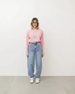 Jeans ballon cargo blu – 8679