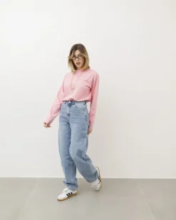 Jeans ballon cargo blu – 8679