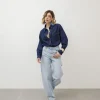Jeans ballon cargo blu chiaro – 8498