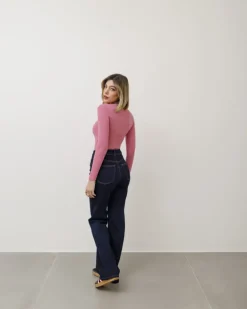 Jeans blu gamba dritta – 8429