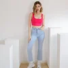 Jeans cropped blu chiaro – 7946 slc