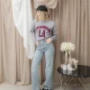 Jeans gamba dritta blu chiaro – XJ326