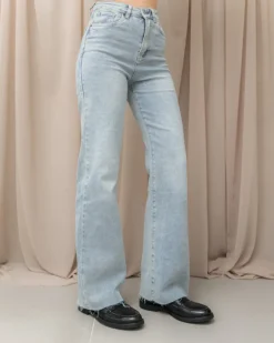 Jeans gamba dritta blu chiaro – XJ326