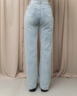 Jeans gamba dritta blu chiaro – XJ326