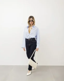 Jeans gamba dritta blu scuro – P7177