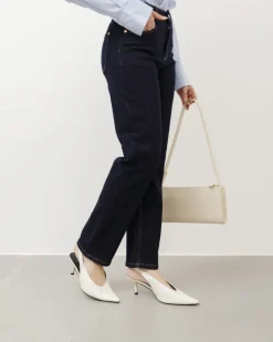 Jeans gamba dritta blu scuro – P7177